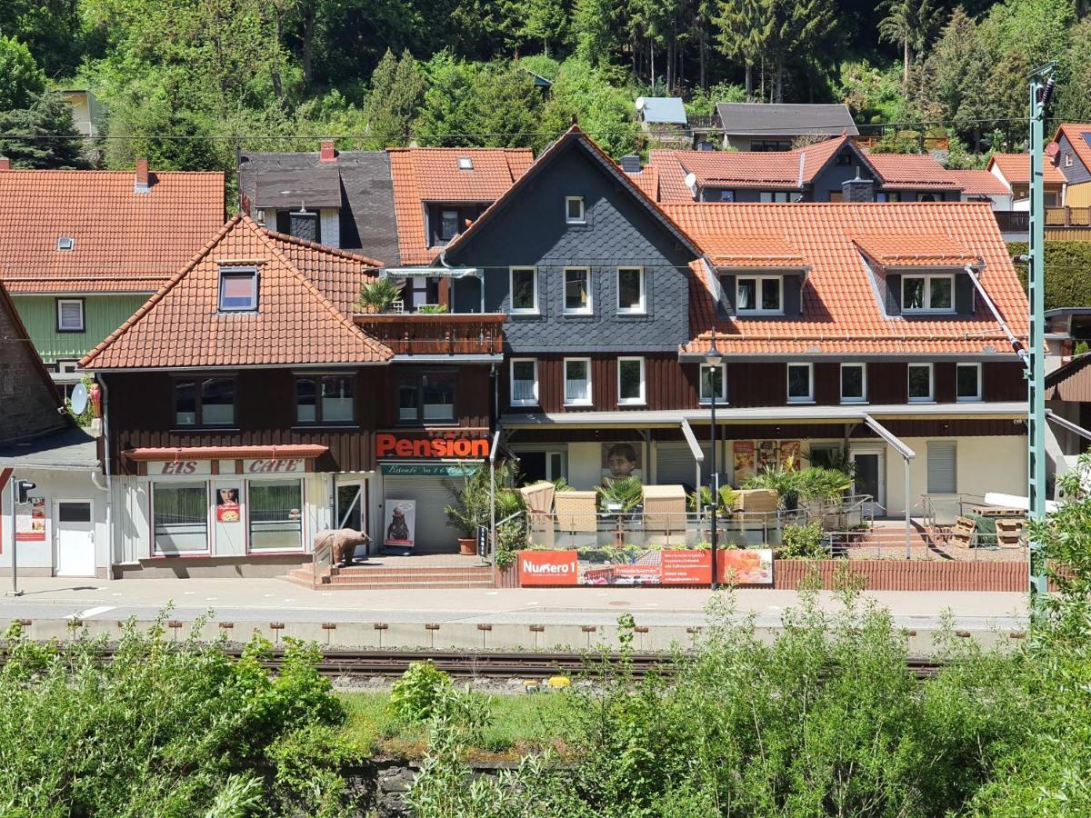 Numero1-Pension Und Cafe Rubeland Eksteriør bilde