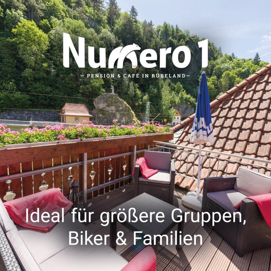 Numero1-Pension Und Cafe Rubeland Eksteriør bilde
